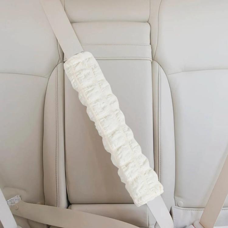 Puff Car Soft Comfortable Anti-Strangle Seat Belt Shoulder Guard - 26x6.5cm