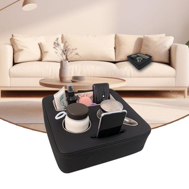 Cars Multifunctional Universal Cup Holder Storage Box - Black