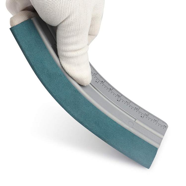 19cm With Scale Auto Film Scraper Long Square Wallpaper Scraping Tool - Dark Gray