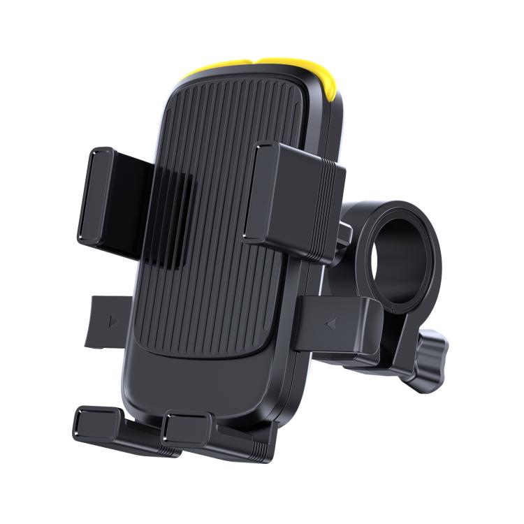 Handbar  Bicycle and Motorcycle Phone Holder with Hidden Silicone Strap