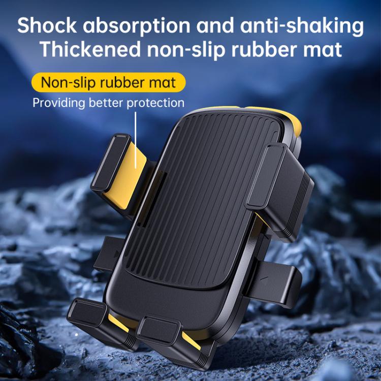 Handbar  Bicycle and Motorcycle Phone Holder with Hidden Silicone Strap