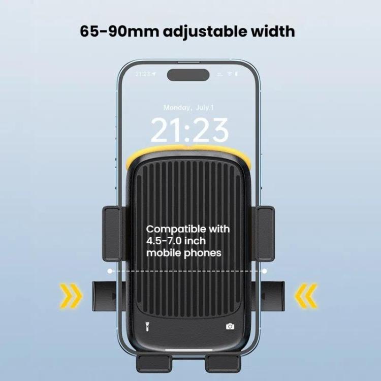 Handbar  Bicycle and Motorcycle Phone Holder with Hidden Silicone Strap