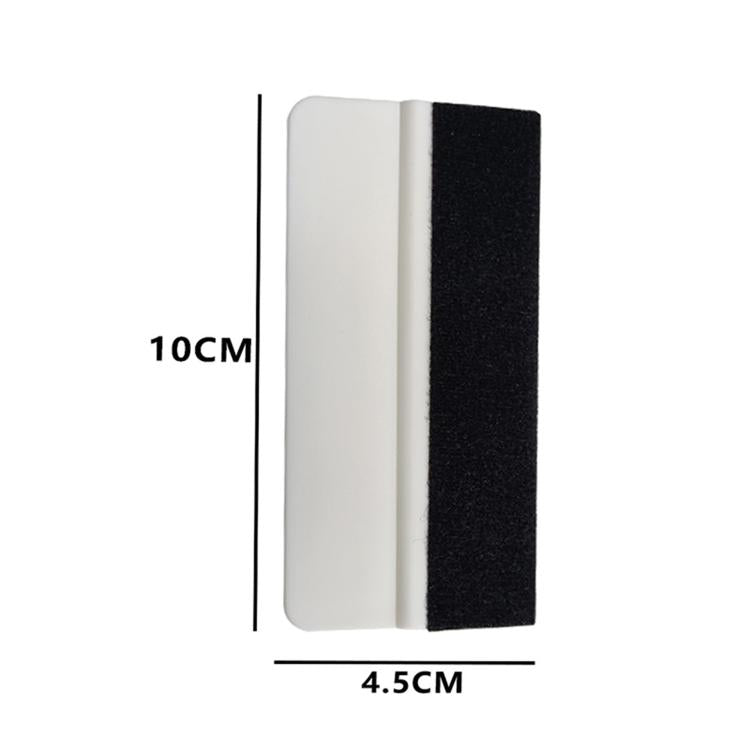 5pcs With Felt Car Film Tool Anti-scratch Small Scraper - White