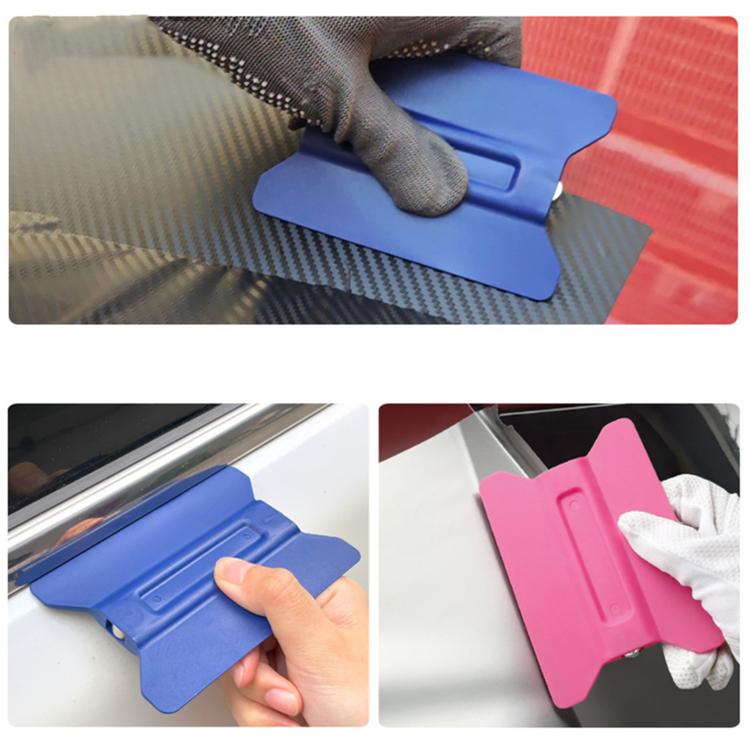 With Magnet Car Film Scraper Plastic Winged Scraper Tool