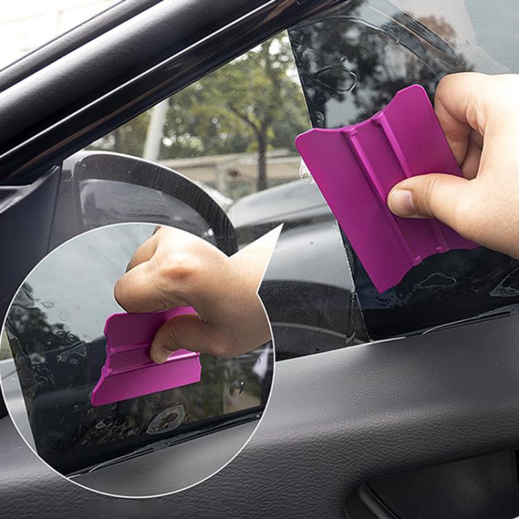 With Magnet Car Film Scraper Plastic Winged Scraper Tool