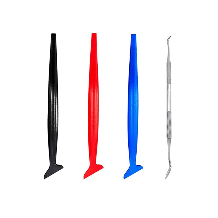 4pcs /Set Car Film Edge Trimmer Car Film Tool Seam Tucking Scraper