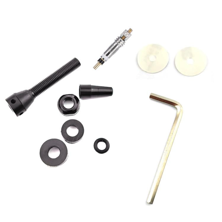 Mountain Road Bike Tubeless French Vacuum Valve, Color: 44mm Red B