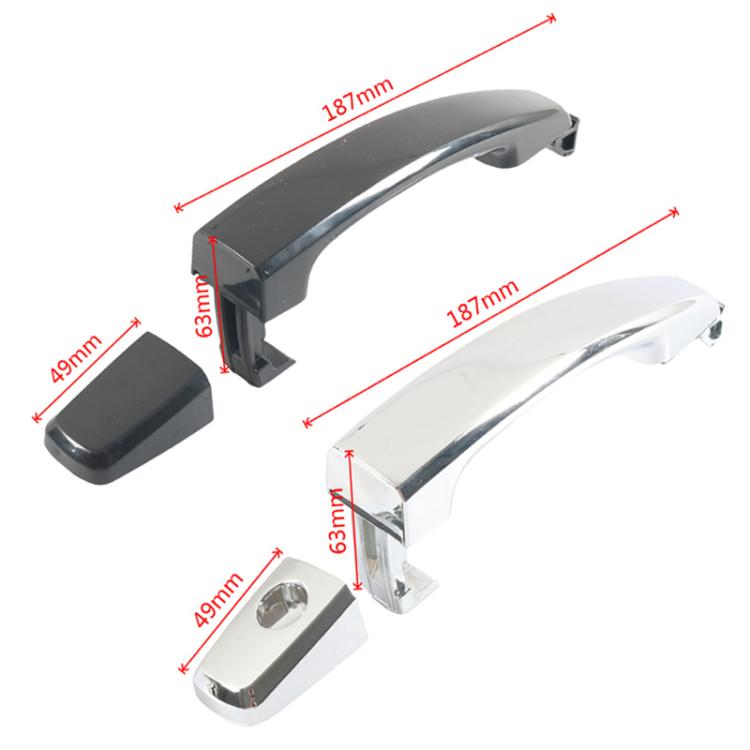 Car Door Outer Handle Accessories For Chevrolet Aveo, Model: Electroplating Left Front 96468266/96468280