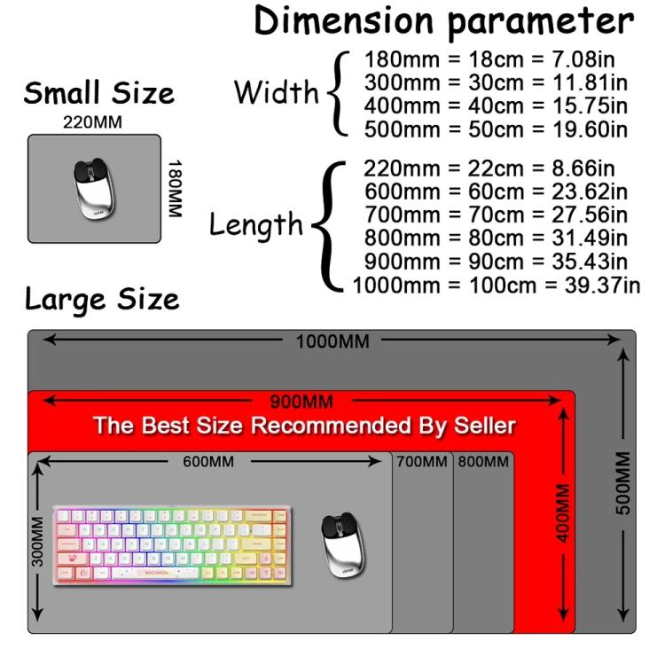 Large Abstract Mouse Pad Gamer Office Computer Desk Mat, Size: 300x800x2mm - Abstract Fluid 2
