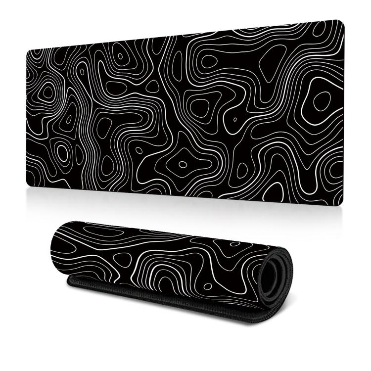 Large Abstract Mouse Pad Gamer Office Computer Desk Mat, Size: 300x700x2mm