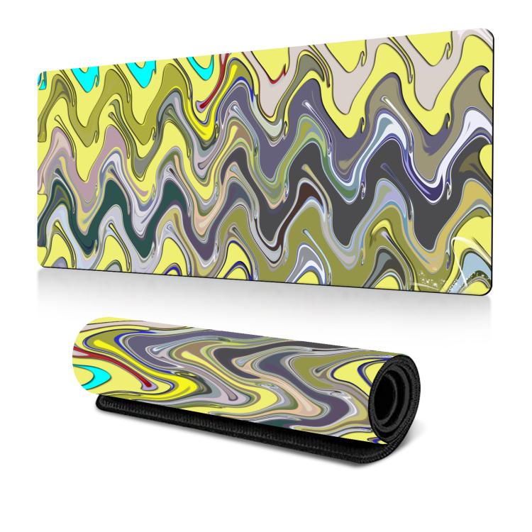 Large Abstract Mouse Pad Gamer Office Computer Desk Mat, Size: 400x900x2mm