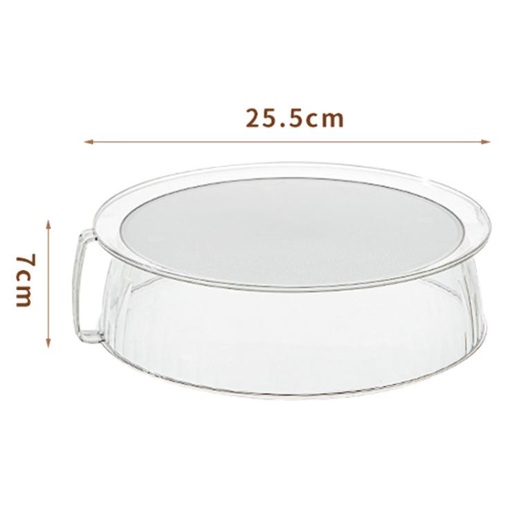 Microwave Food Heating Splashproof Cover Food Grade PC Household High Temperature Resistant Bowl Rice Cover - Regular Model