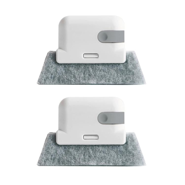 2pcs Household Multifunctional Handheld Window Crevice Brush 2 In 1 Groove Cleaning Tool