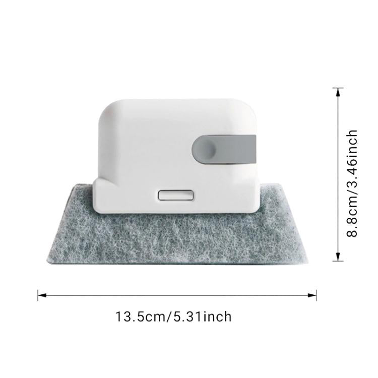 2pcs Household Multifunctional Handheld Window Crevice Brush 2 In 1 Groove Cleaning Tool