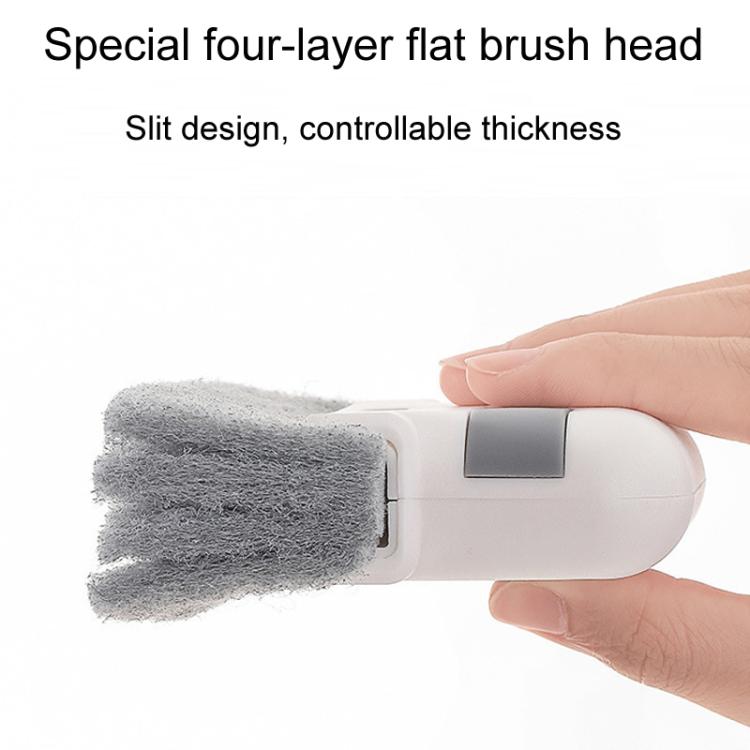 2pcs Household Multifunctional Handheld Window Crevice Brush 2 In 1 Groove Cleaning Tool