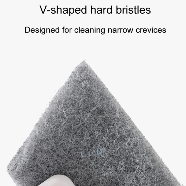 2pcs Household Multifunctional Handheld Window Crevice Brush 2 In 1 Groove Cleaning Tool