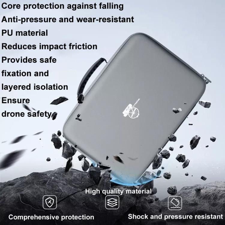For DJI Flip CYNOVA FL-SNB-CY Drone Storage Bag Portable Handheld Bag, Style: RC2 Screen Control Version  -  Without Shoulder Strap