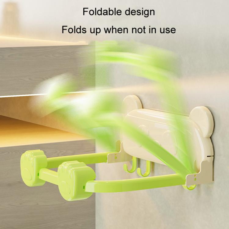 Suction Cup Basin Rack Bathroom No-Punch Foldable Multifunction Hook Organizer Wall Shelf