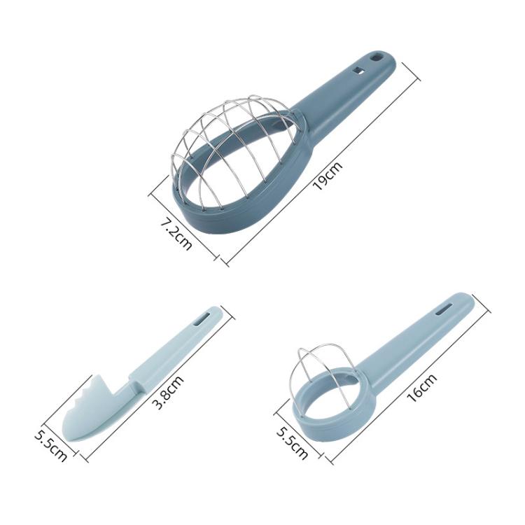 Multifunctional 3 In 1 Avocado Slicer Kitchen Household Fruit Cutter