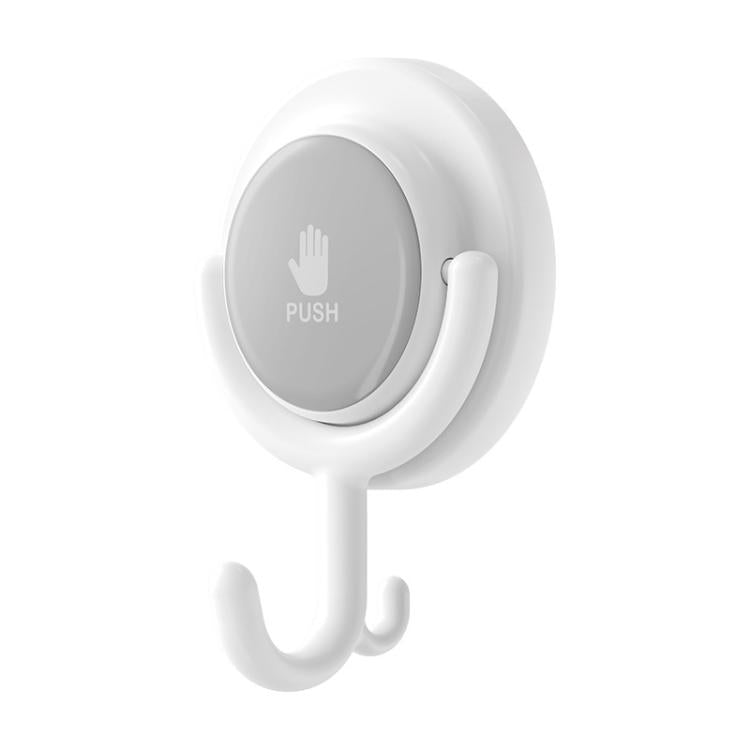 Suction Cup Hook No Hole Bathroom Strong Load-bearing Swivel Wall Behind Door No Trace Sticky Wall Hook, Color: Green  - Flat Hook