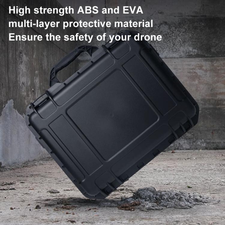 For DJI Flip CYNOVA FL-AQX-CY IP67 Waterproof Pressure And Shock Resistant Safety Case - Black