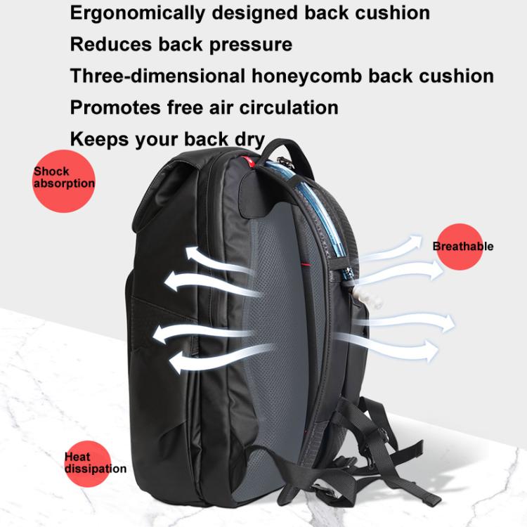 For DJI Flip CYNOVA C-MA-DB-003 Drone Shock And Stress Reduction Duffel Bag - Black