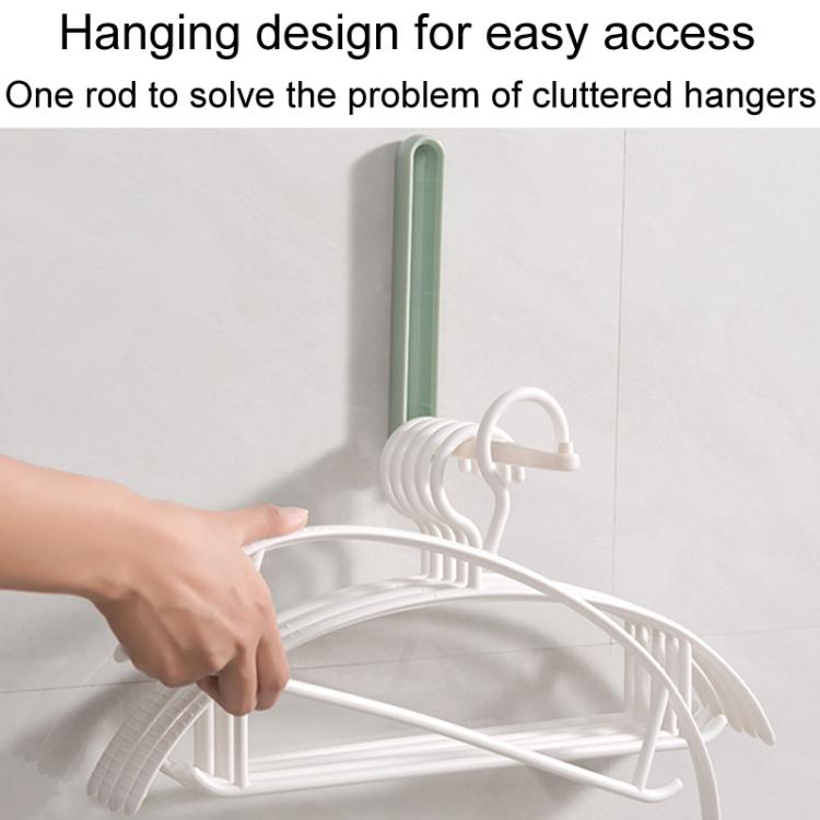 Balcony Household No-Punch Foldable Clothes Rack Clip Organizer