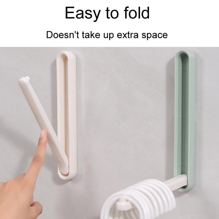 Balcony Household No-Punch Foldable Clothes Rack Clip Organizer