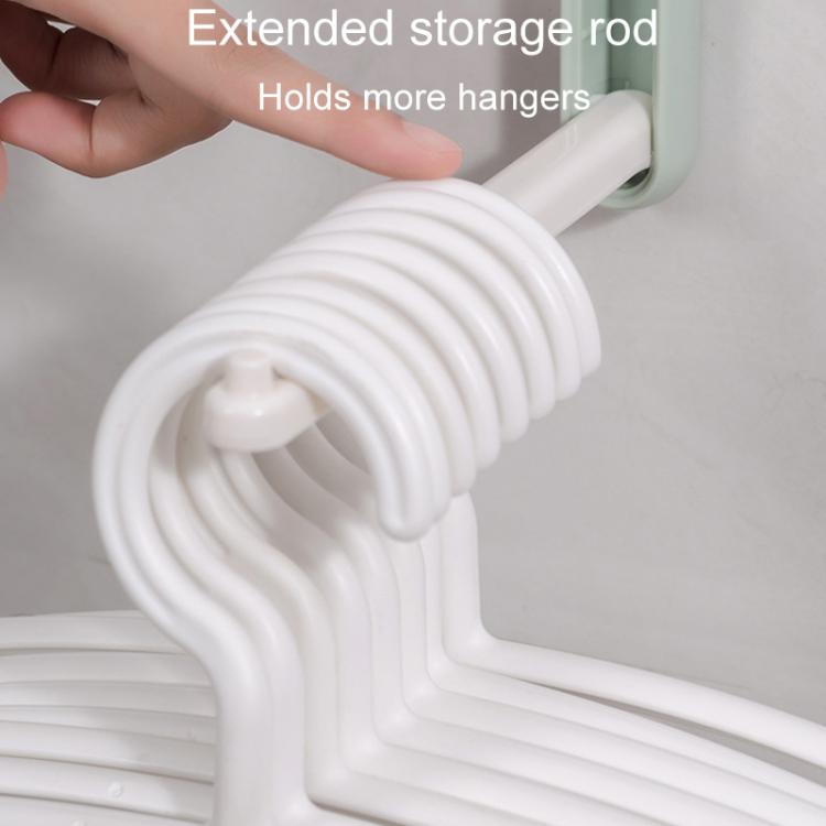 Balcony Household No-Punch Foldable Clothes Rack Clip Organizer