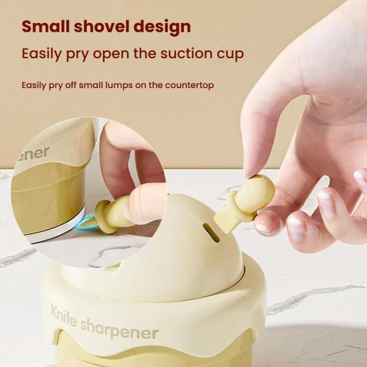 Suction Cup Knife Sharpener Home Kitchen Sharpening Knife Scissors Tool Quick Sharpener