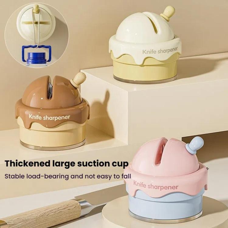 Suction Cup Knife Sharpener Home Kitchen Sharpening Knife Scissors Tool Quick Sharpener