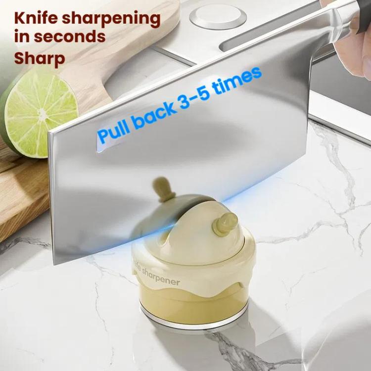 Suction Cup Knife Sharpener Home Kitchen Sharpening Knife Scissors Tool Quick Sharpener