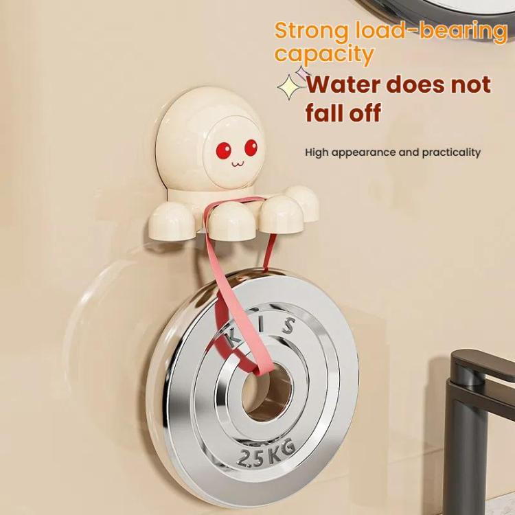 Octopus Suction Cup Toothbrush Holder Bathroom Wall Mounted Toothbrush Storage Shelf