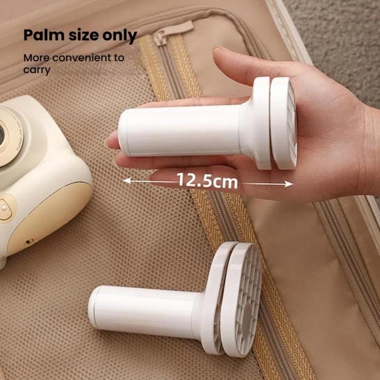 Portable Travel Clothes Drying Rack Business Trip Hotel Indoor Hole-Free Telescopic Drying Hanger - White