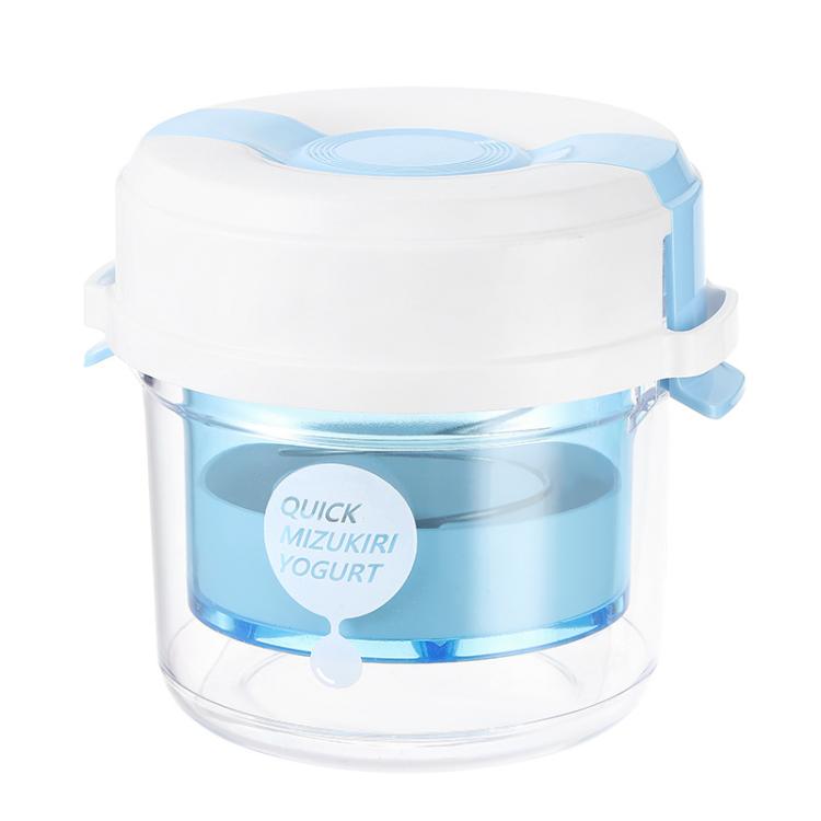 Yogurt Filter Homemade Greek Cheese Strainer Whey Cold Drain Separator Strainer Drainer Container - Blue