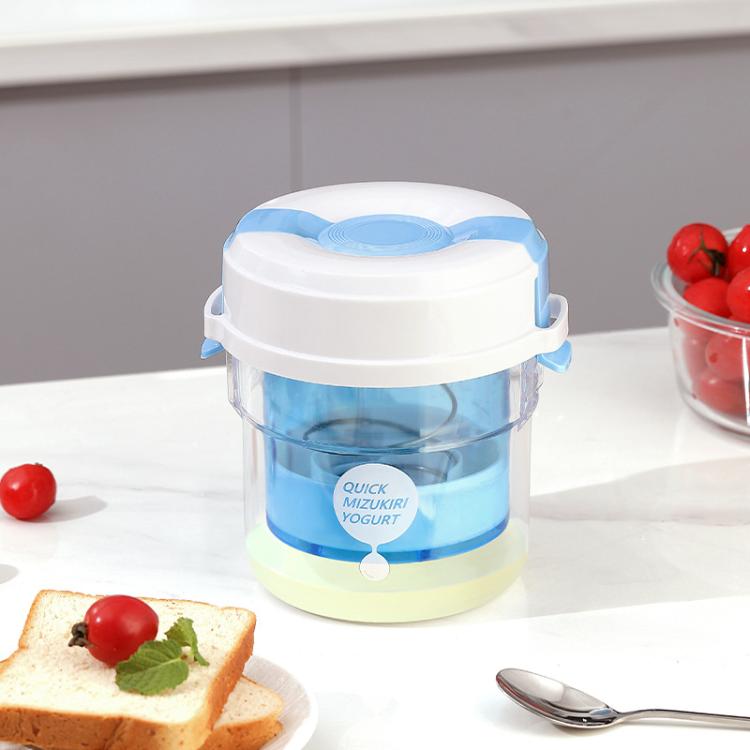 Yogurt Filter Homemade Greek Cheese Strainer Whey Cold Drain Separator Strainer Drainer Container - Blue