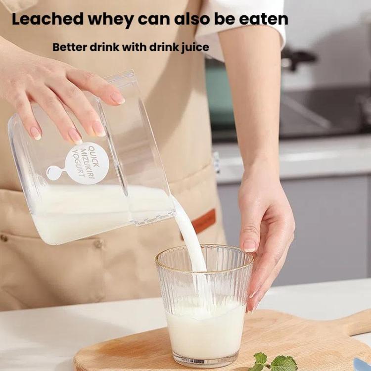 Yogurt Filter Homemade Greek Cheese Strainer Whey Cold Drain Separator Strainer Drainer Container - Blue