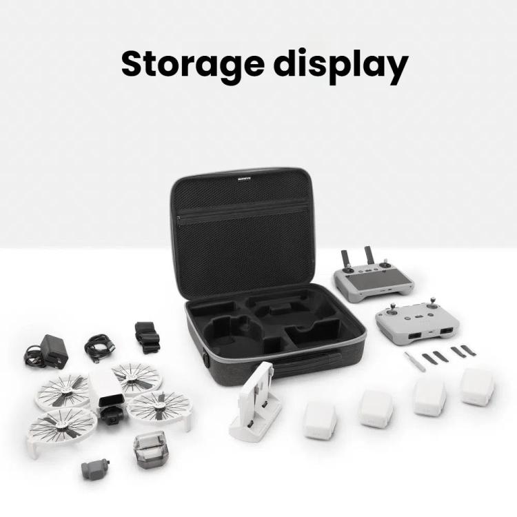 For DJI Flip Sunnylife FP-B959 Organizer Bag Smooth Flying Kit Crossbody Bag - Gray