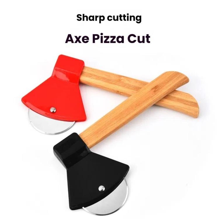 Axe Stainless Steel Pizza Cutter Baking Pizza Roller Knife Round Pie Cutter