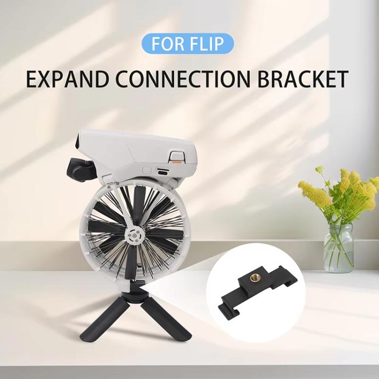 For DJI Flip CQT Drone Adapter Expansion Bracket 1/4 Connector to Tripod Fixed Shooting Accessories, Spec: Stand+Mini Tripod