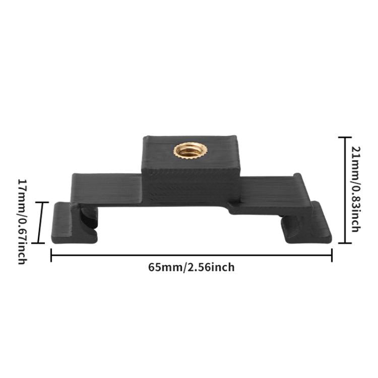 For DJI Flip CQT Drone Adapter Expansion Bracket 1/4 Connector to Tripod Fixed Shooting Accessories, Spec: Stand+Mini Tripod