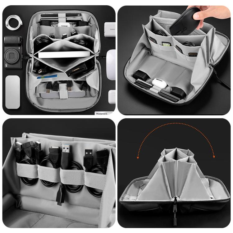 WEPOWER Digital Accessories Storage Bag Waterproof Clutch Travel Case