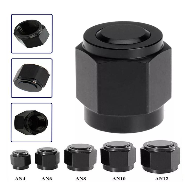AN4 Oil Pipe Plug Aluminum Alloy Nut Car Modification Adapter