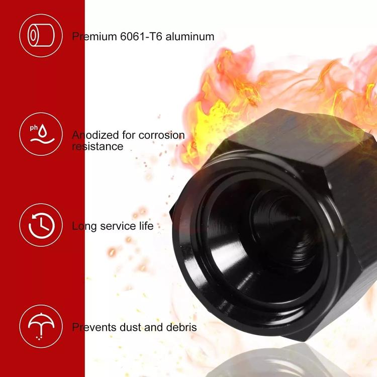 AN4 Oil Pipe Plug Aluminum Alloy Nut Car Modification Adapter