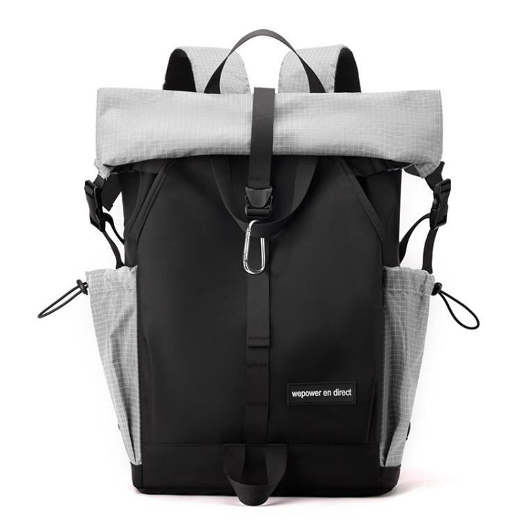 WEPOWER  Men and Women Contrast Color Backpack for Commuting Large-capacity Casual Bag