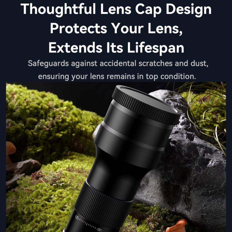 APEXEL APL-TM6 Portable 6X Telephoto Macro 2 In 1 Cell Phone Lens