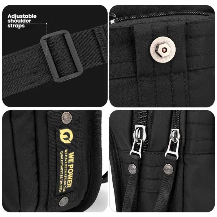 WEPOEWR Commuting Chest Bag Outdoor Cycling Leggings Pouch Portable Waist Messenger Shoulder Bag