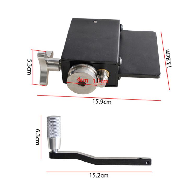 Oil Pipe Crimping Tool 5/8 Inch Intercooler Pipe Joint Crimping Machine, Color: Regular Black