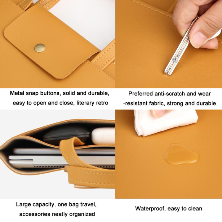 Laptop Computer Handbag For Ipad Macbook Lenovo Huawei Computer Inner Bag Briefcase, Spec: 15/16 inch