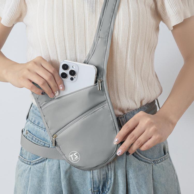 Breathable Sports Waist Pack Invisible Anti-Theft Men Women Travel Crossbody Phone Change Storage Bag